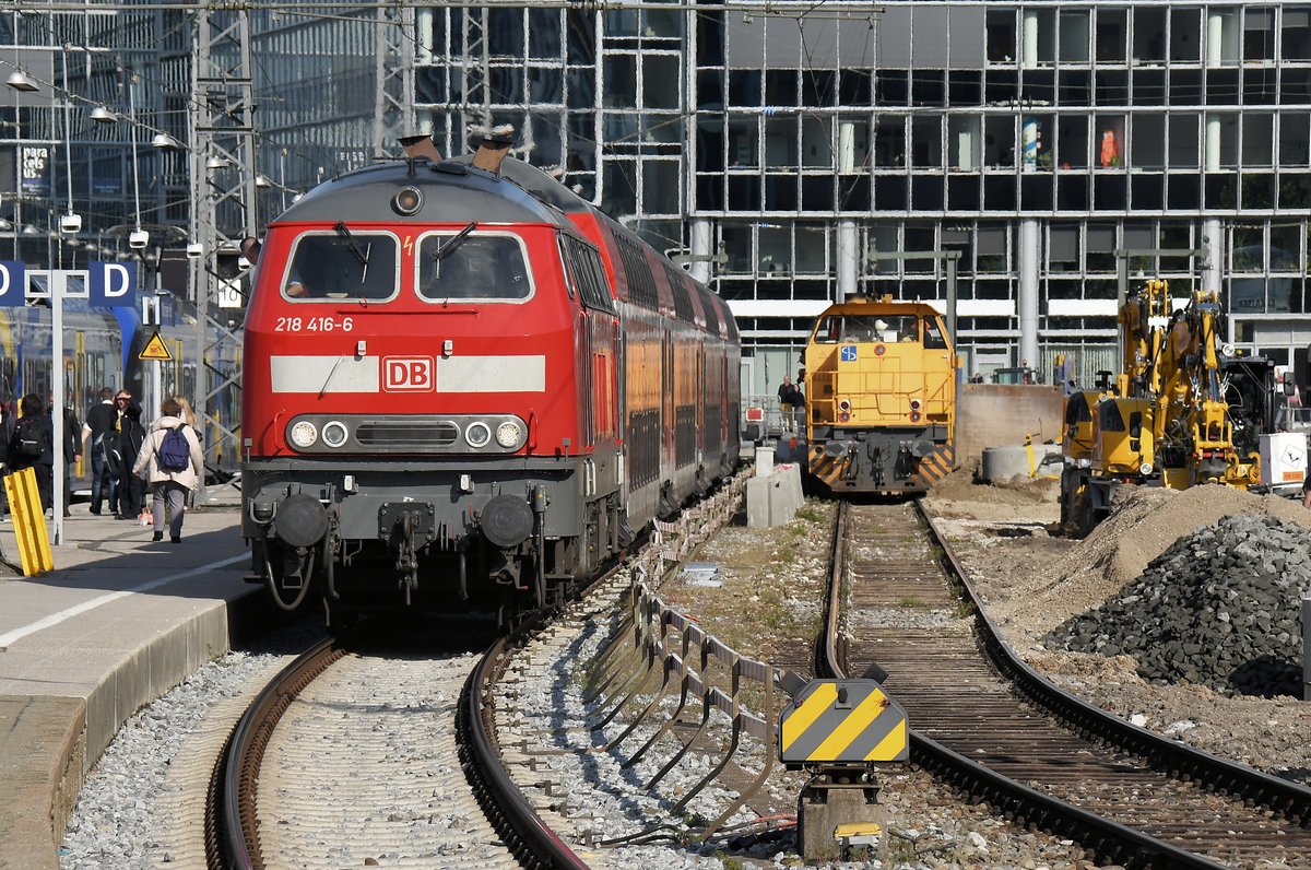 218 416 am 05.05.17 in München Hbf