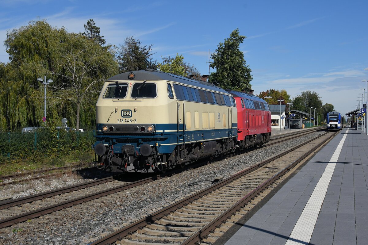 218 446 & 406 am 04.10.25 in Bobingen