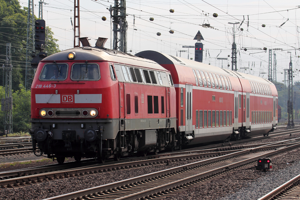 218 446-3 in Neuwied 17.8.2013