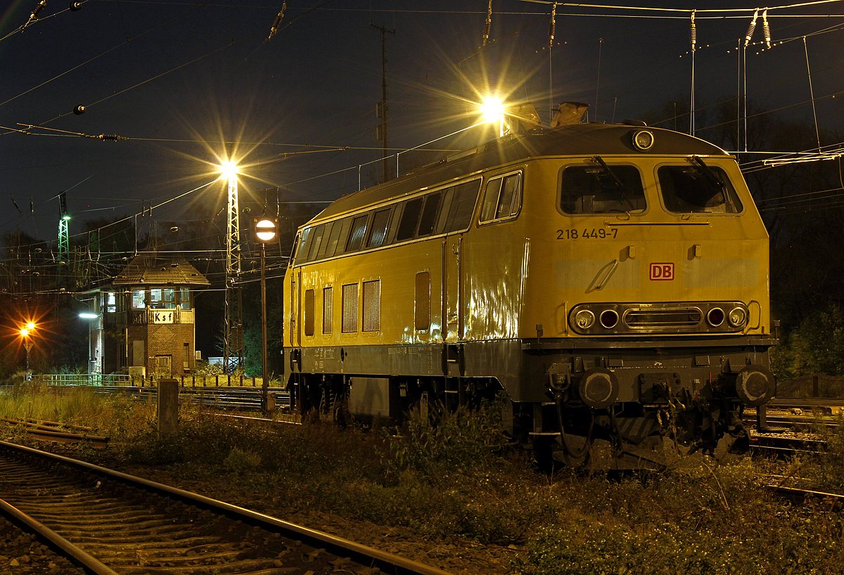 218 449 in Köln Kalk Nord (öffentl zugänglich) am 10.11.2017 