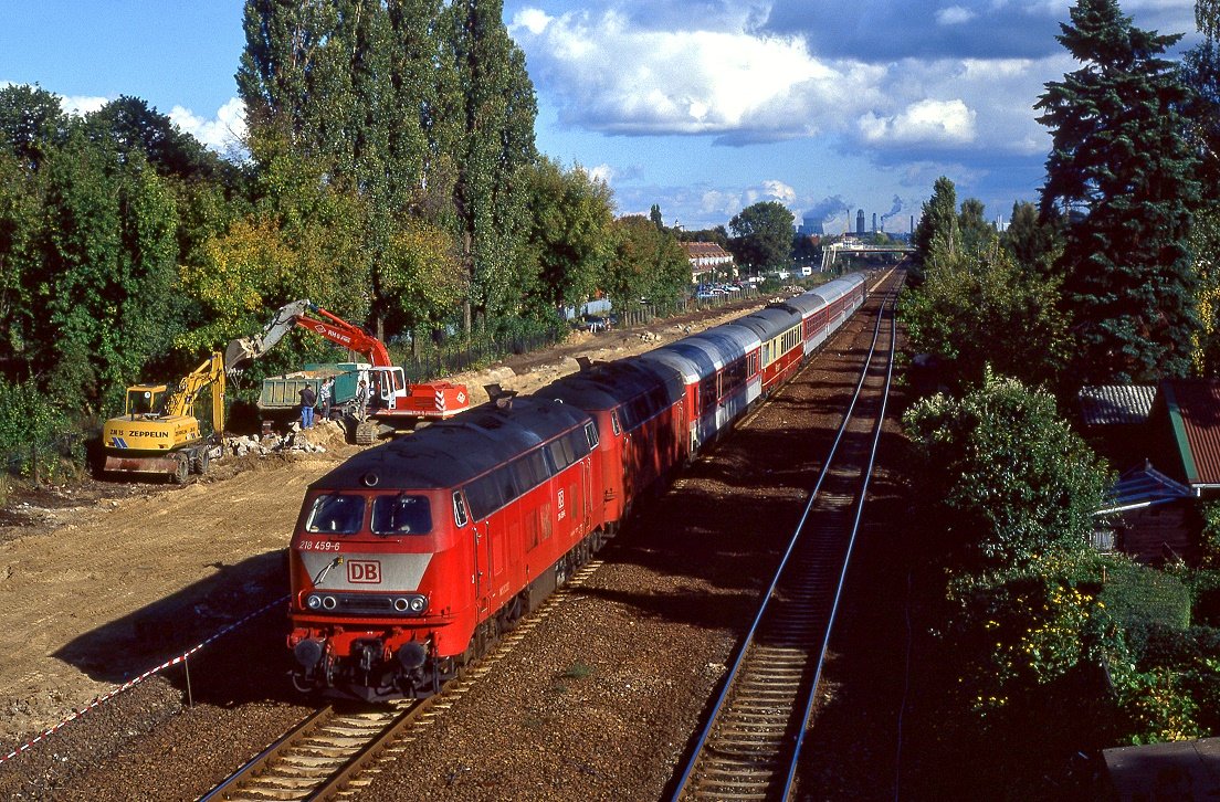 218 459 + 218 458, Berlin Staaken, IC536, 04.10.1994.