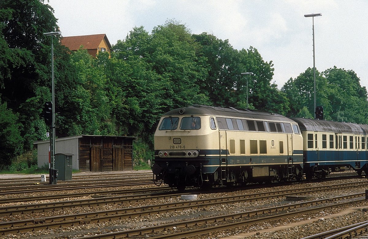 218 478  Freudenstadt Hbf  18.06.83