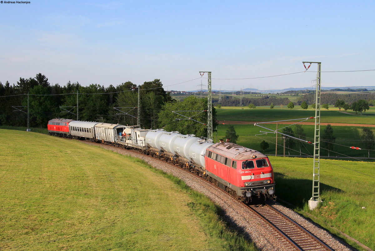 218 484-4 und 218 191-5 mit dem Bauz 91751 (Donaueschingen-Offenburg) bei Bachheim 18.5.20
