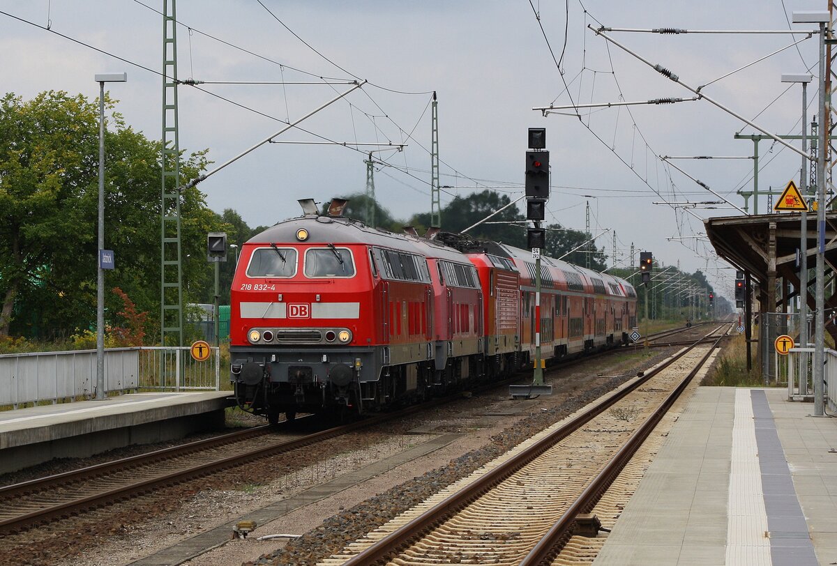 218 832-4 | Jatznick | August 2018 | Abschleppen Regio