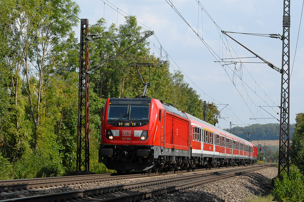 22.08.2018 Streckenabschnitt Uhingen 147 004 & 147 001