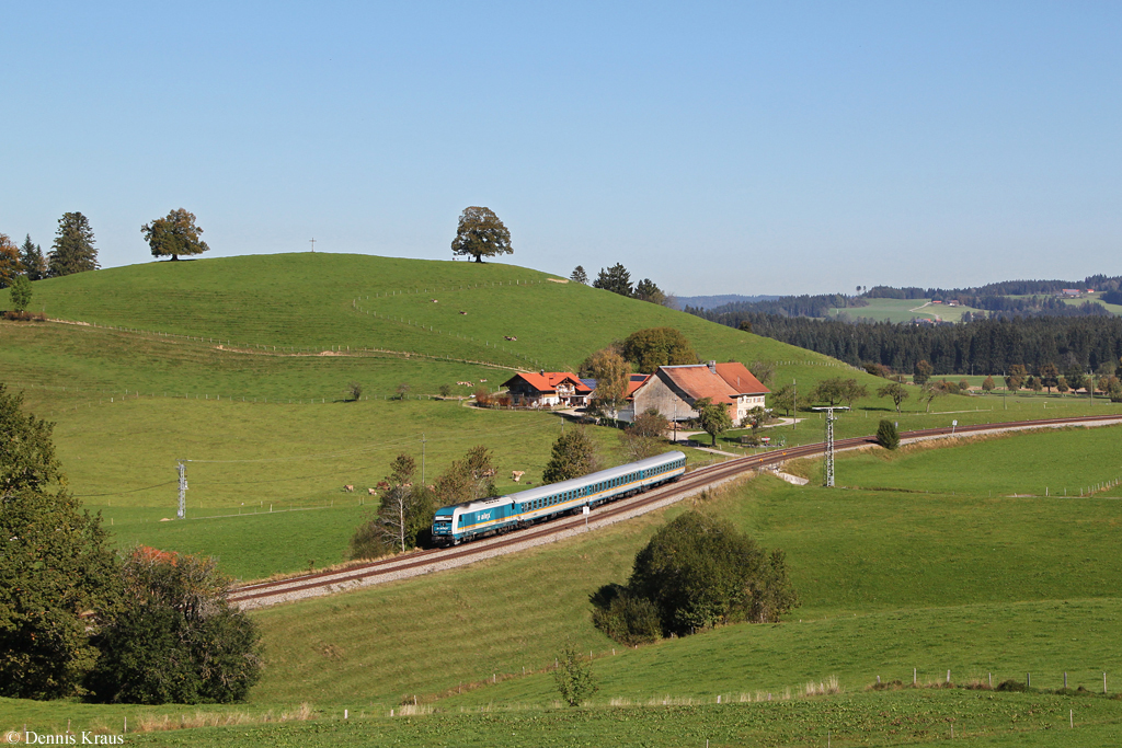223 063 mit Alex 84144 am 09.10.2014 bei Heimhofen.