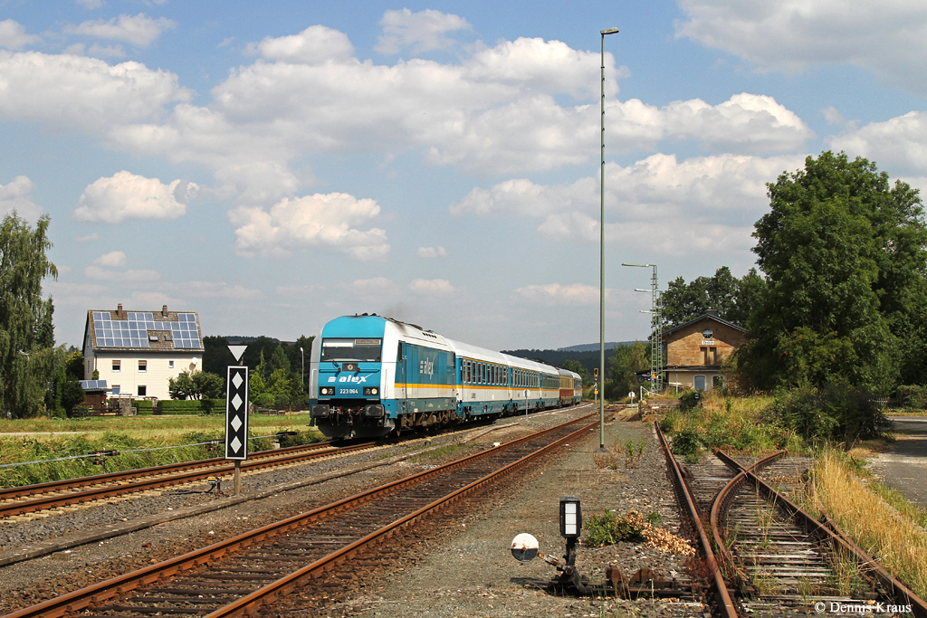 223 064 mit Alex 84113 am 22.08.2015 in Trabitz.