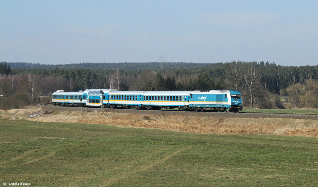 223 069 mit Alex am 18.03.2016 bei Wernberg.