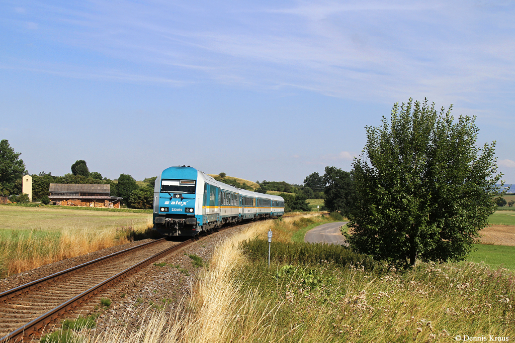 223 070 mit Alex 84111 am 03.08.2015 bei Weha.