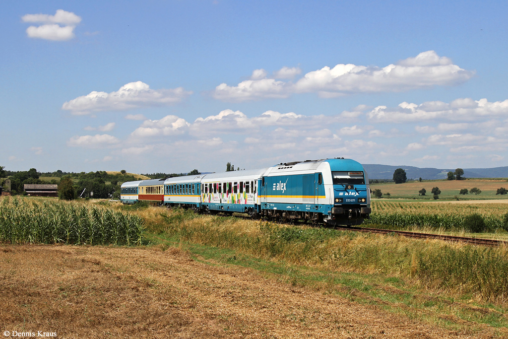 223 071 mit Alex 84115 am 03.08.2015 bei Weha.