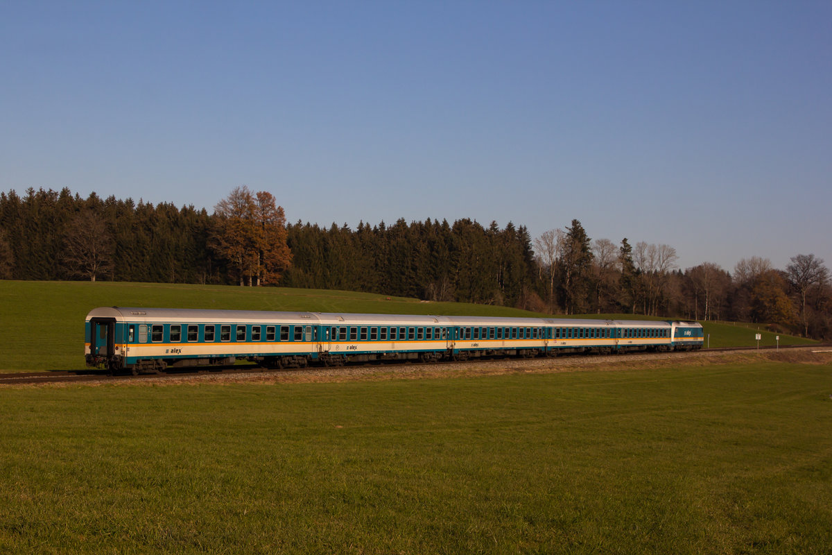 223 071 mit dem Alex bei Wohmbrechts. 24.11.20