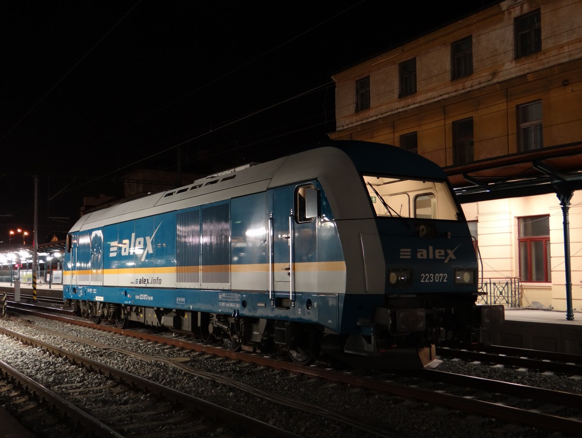 223 072 zu sehen am 27.12.15 in Plzeň hl.n.