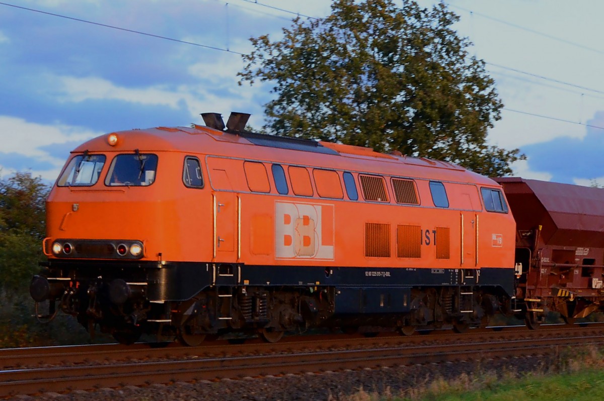 225 015-7 BBL am 14.10.2014 bei Woltorf