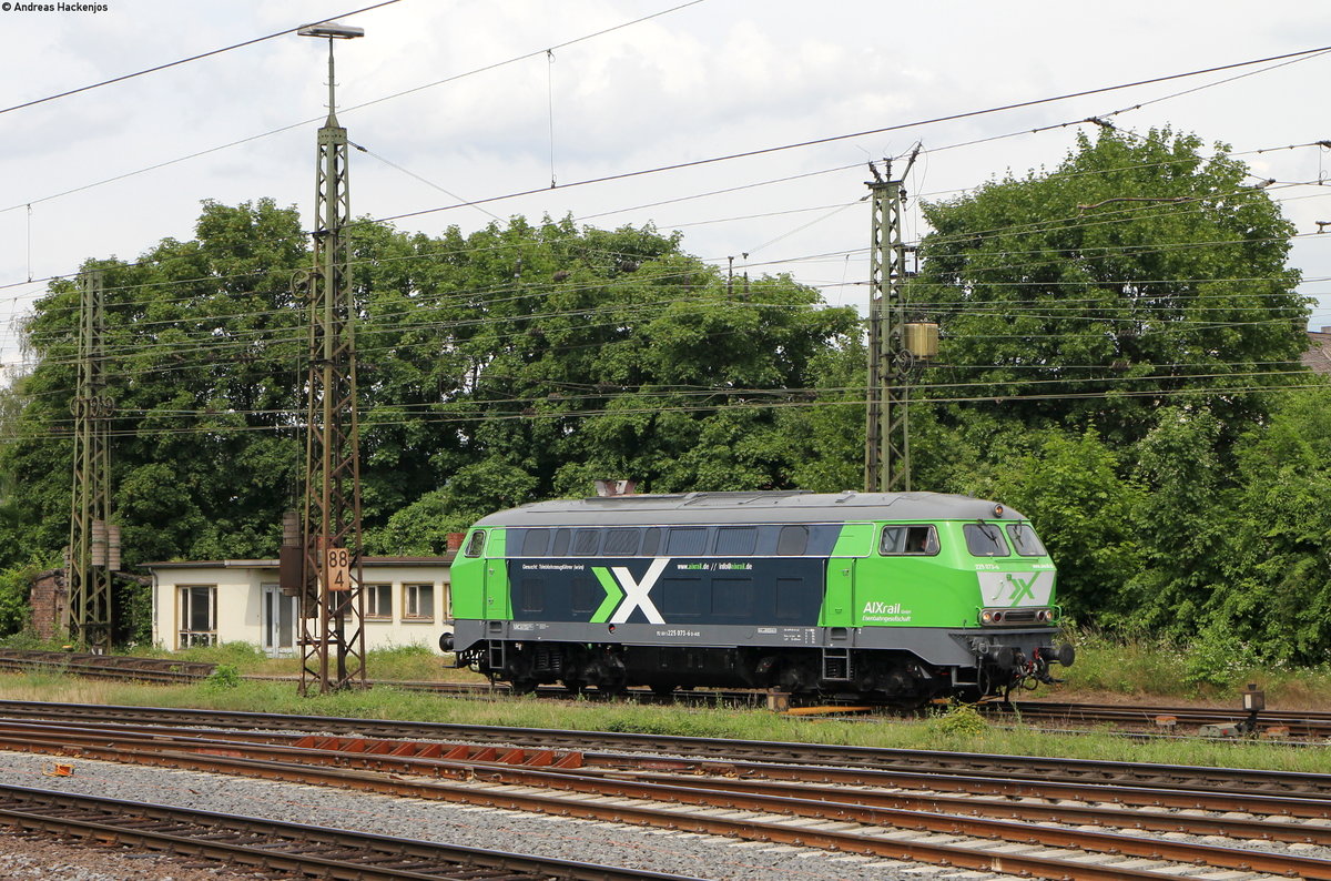 225 073-6 bei der Lokparade in Koblenz Lützel 16.6.18