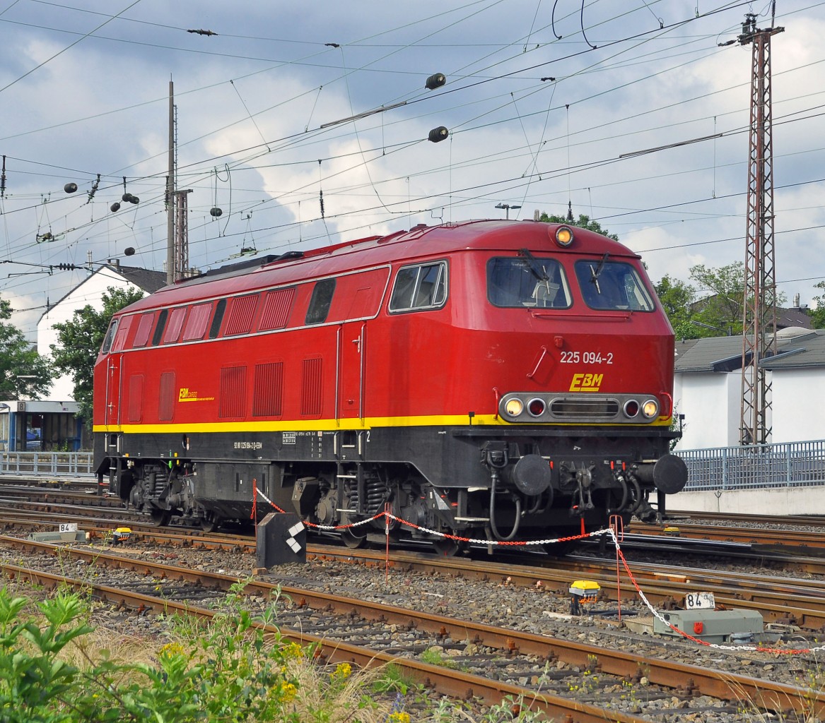 225 094 von EBM Cargo LZ in Düsseldorf-Rath am 25.6.2014