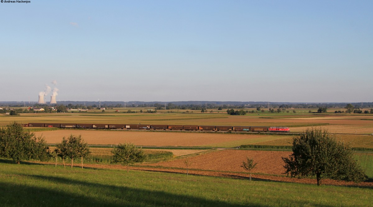 225 809-3 mit dem EK 56209 (Giengen(Brenz)-Ulm Rbf) bei Sontheim 4.9.13