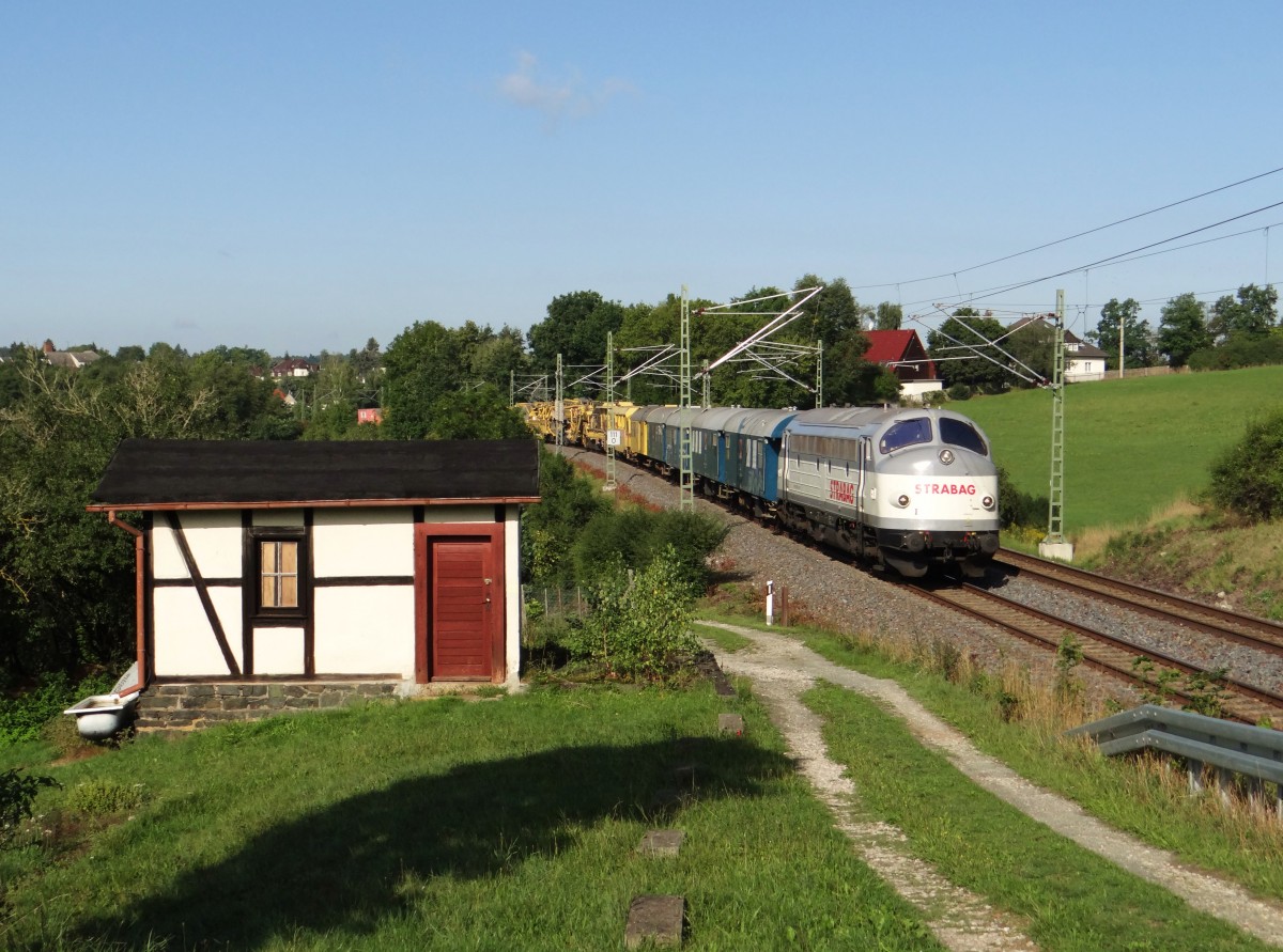 227 007 zu sehen am 08.09.15 in Jößnitz/V.