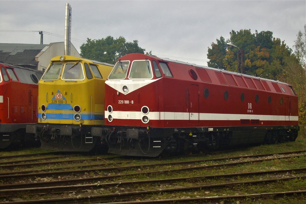 229 100-3 und 229 188-8 Weimar 13.10.2012