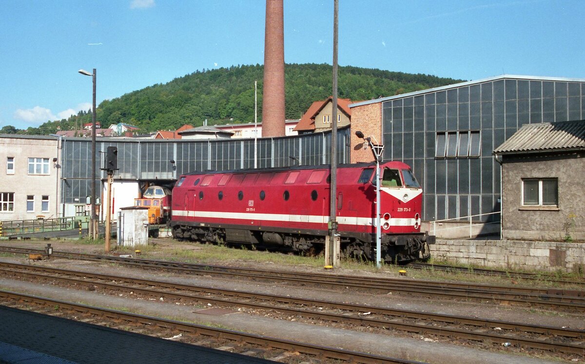 229 173-0 in Meiningen, September 1999, Negativ Scan