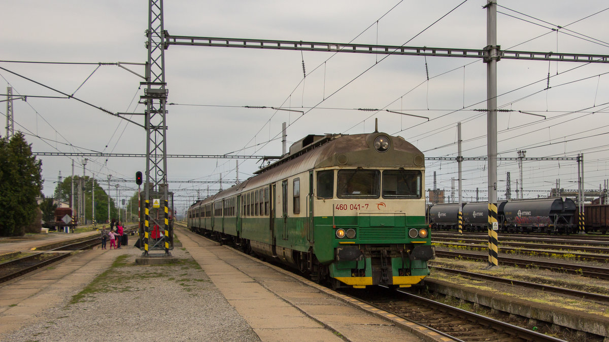 23. April 2019 in Cierna nad Tisou. 460 041-7 fährt in den Bahnhof ein. 