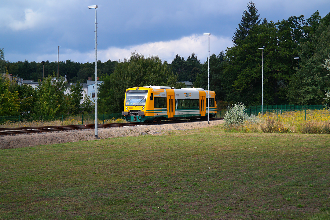 23.08.2014 - ODEG VT 650.62 auf dem ODEG Beriebshof in Eberswalde beim Tag der Offenen Tore.