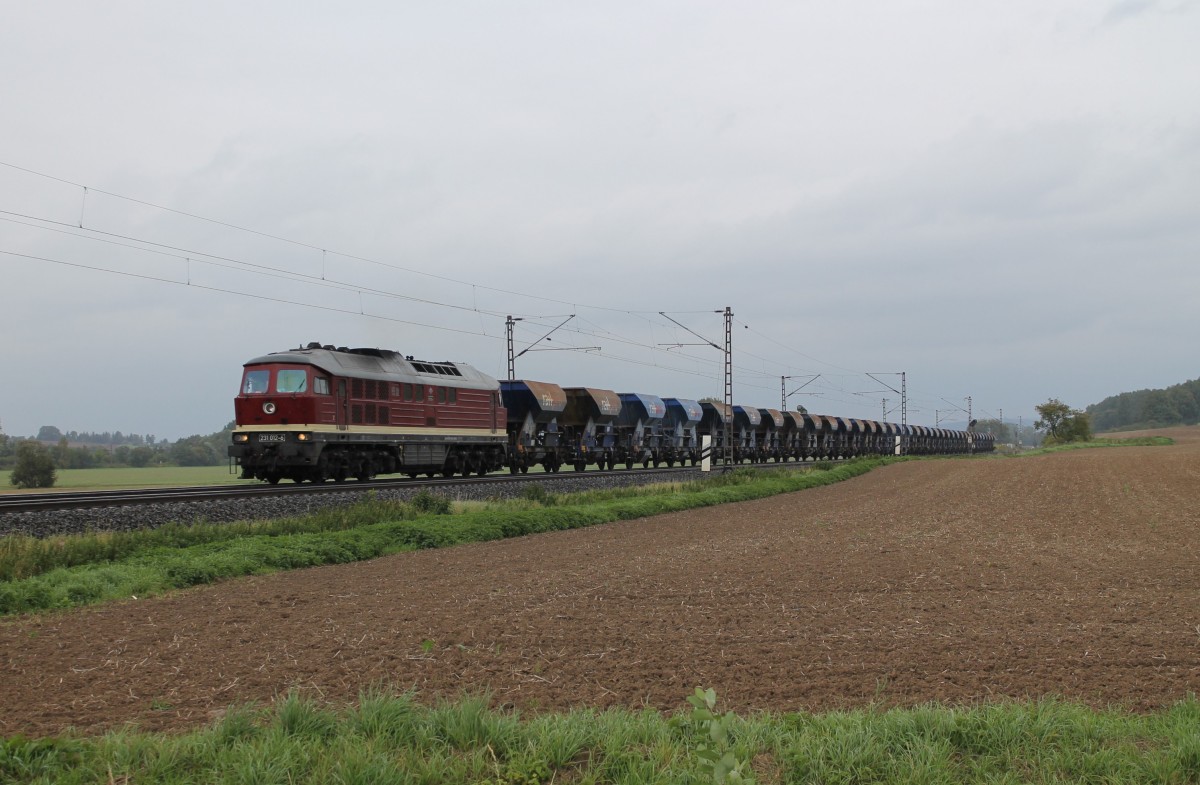 231 012-6 der WFL bei Nörten-Hardenberg am 22.09.2015