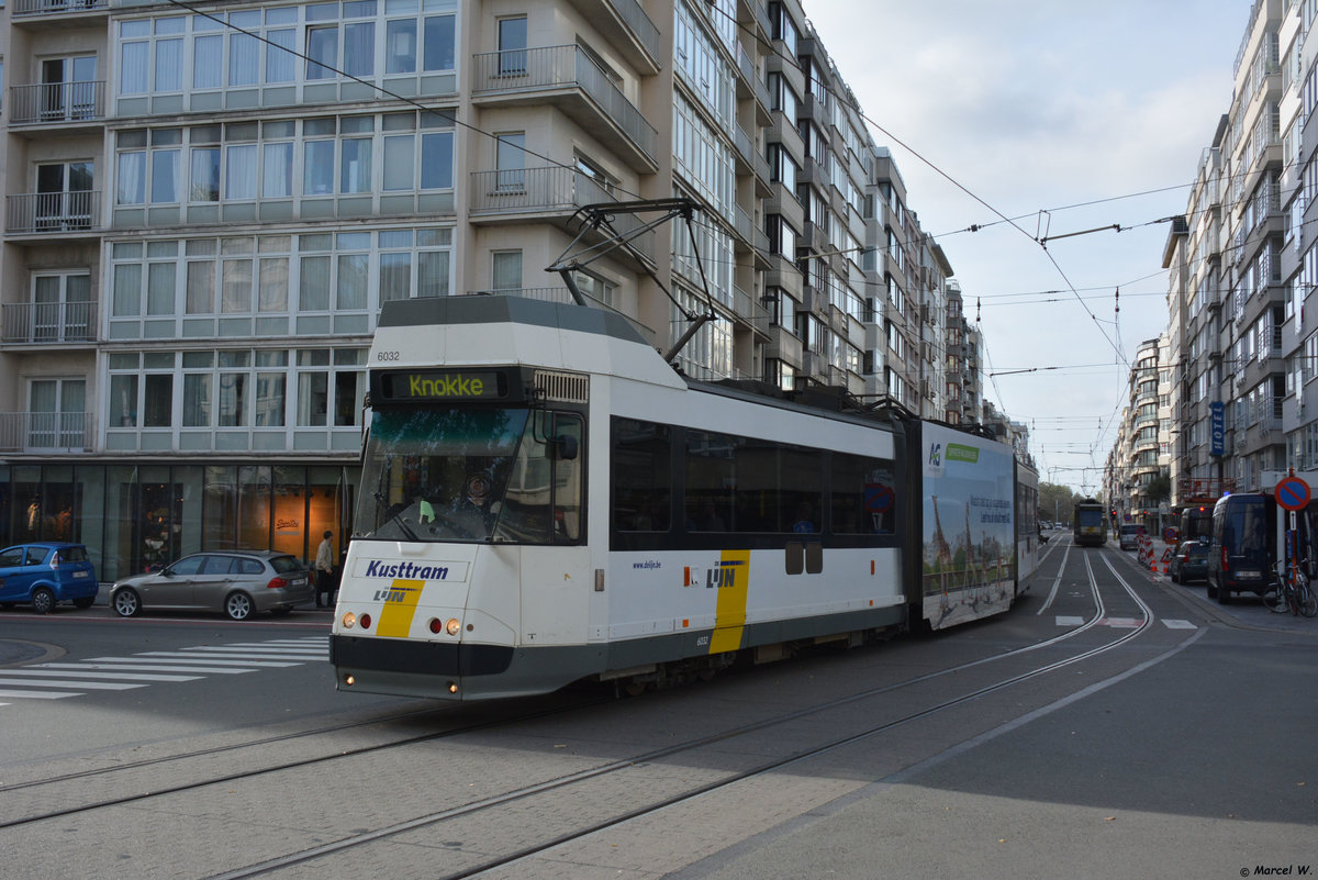 23.10.2018 / Belgien - Oostende / De Kusttram (De Lijn) / 6032.