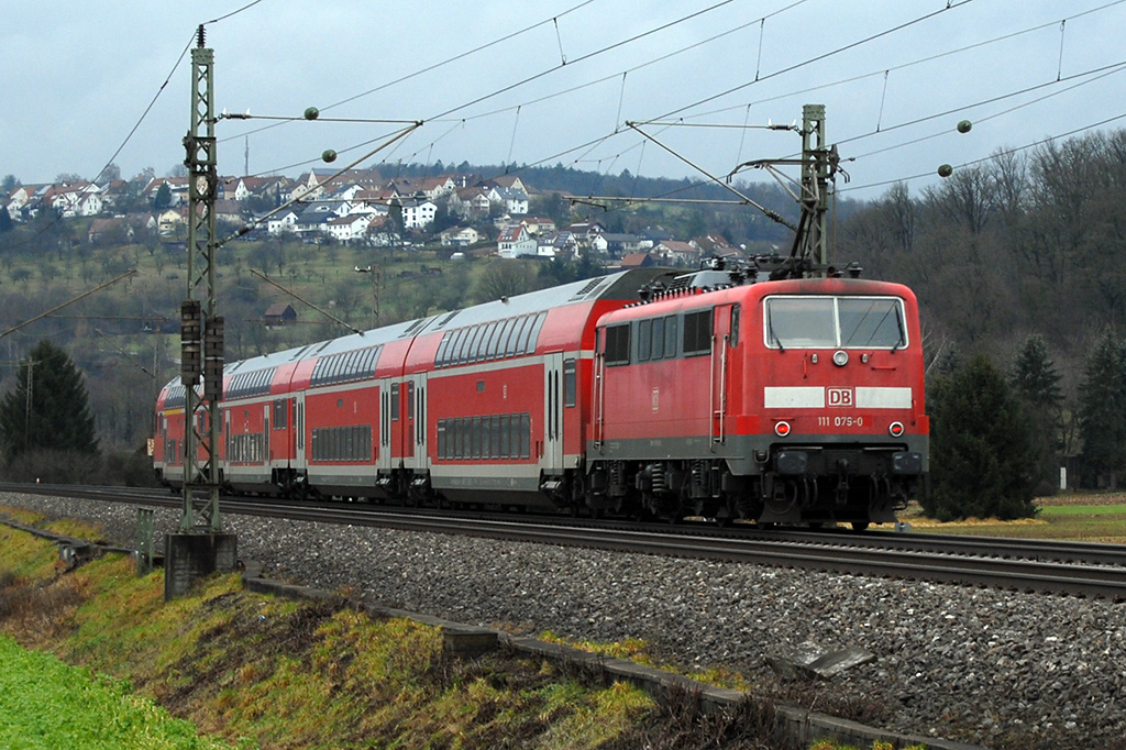 23.12.2017 Streckenabschnitt Uhingen 111 079-0