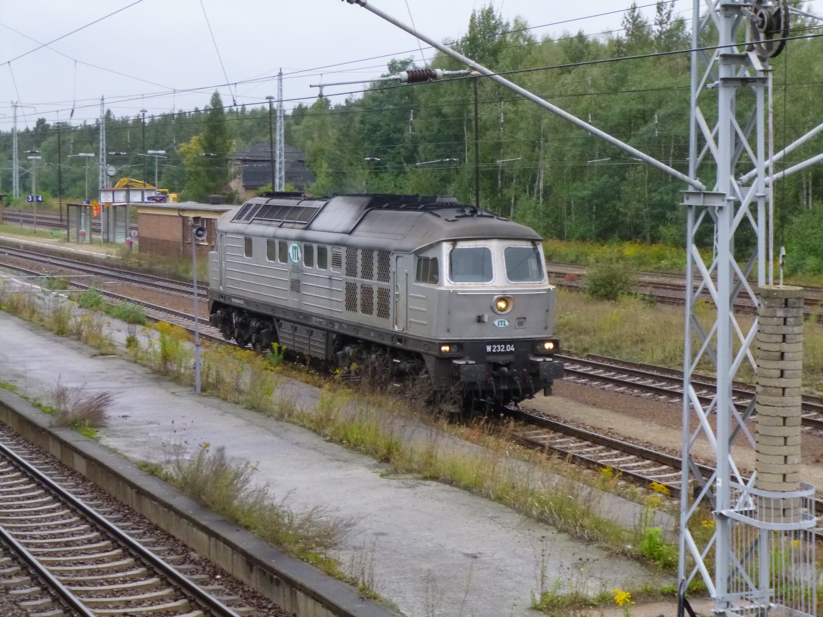 232 04 der ITL durchfährt Hosena in Richtung HY am 23.09.2013