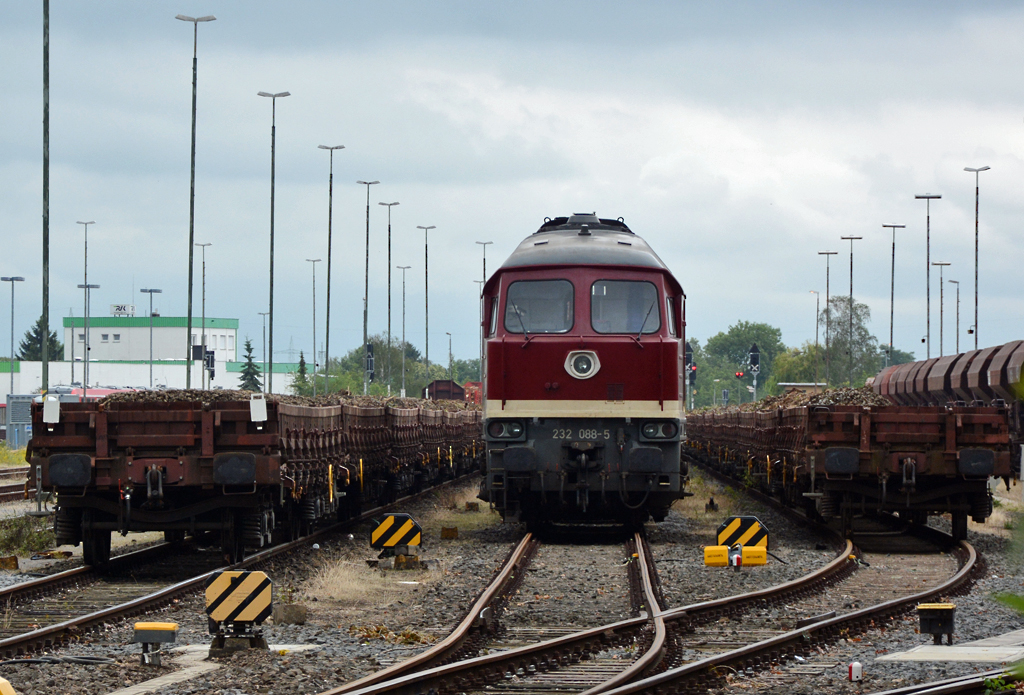 232 088-5  EfW  im Bf Euskirchen - 15.07.2014