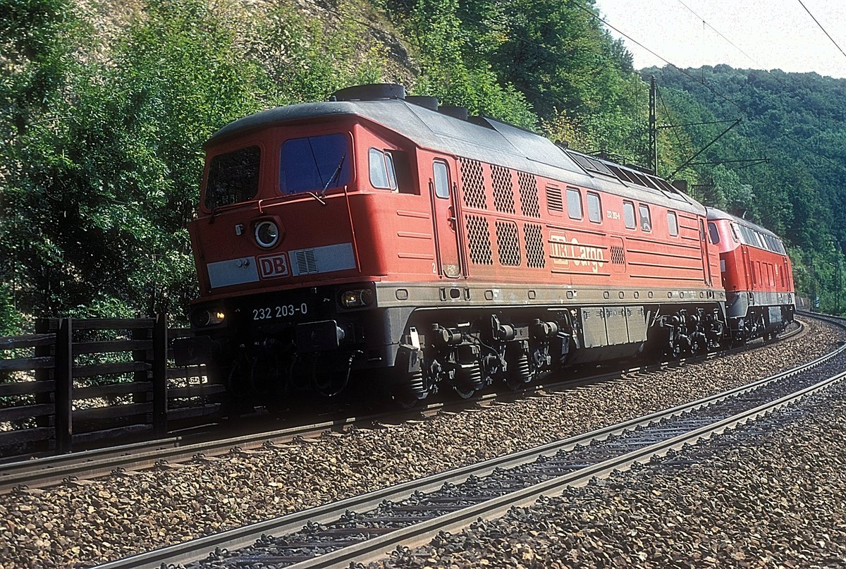 232 203 + 225 086  Geislinger Steige  13.08.03