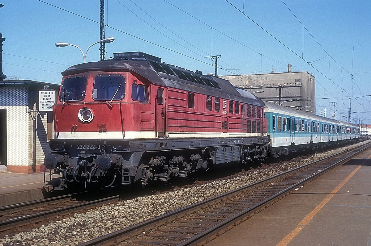 232 222  Dresden - Mitte  22.04.95