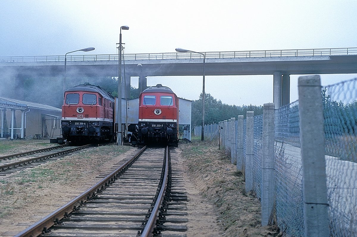 232 233 + 232 319  Neustrelitz   ( Prüffeid )  14.10.94