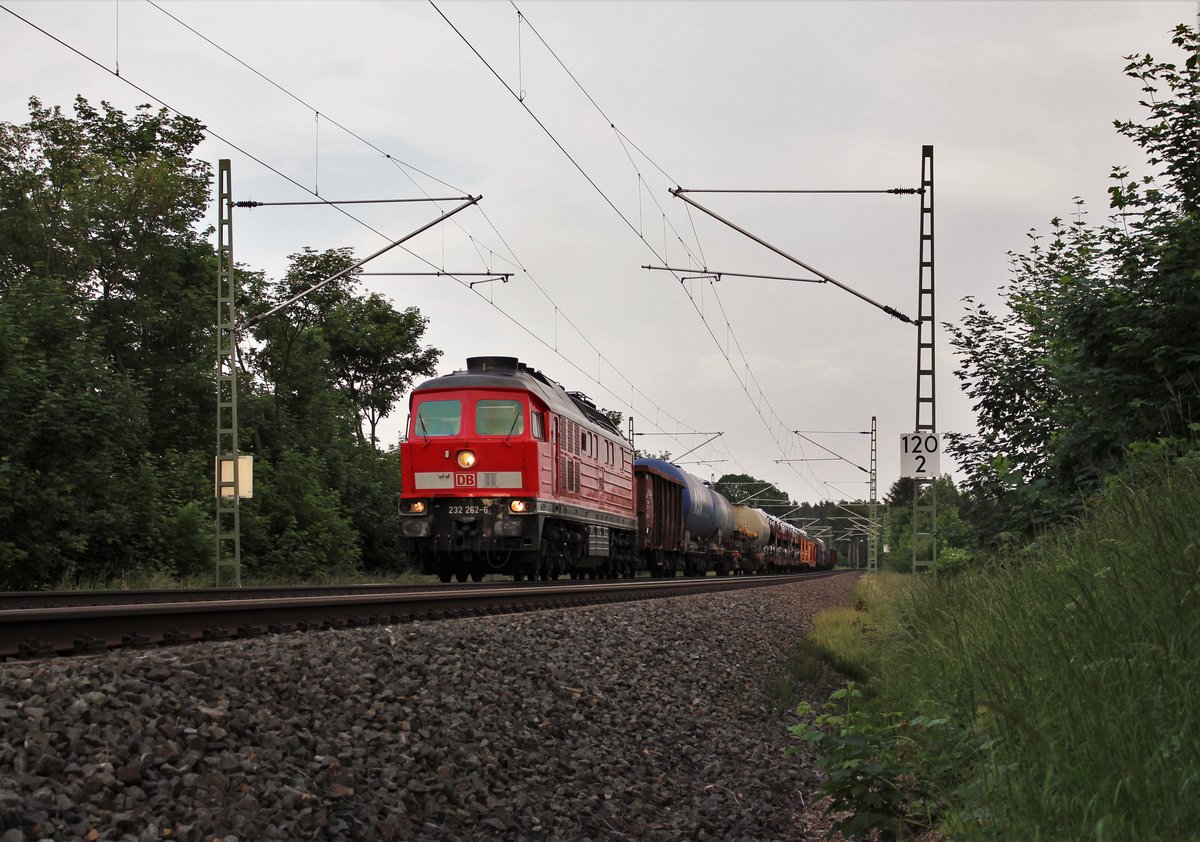 232 262-6 mit (51602)zu sehen am 28.05.18 bei Plauen/V.