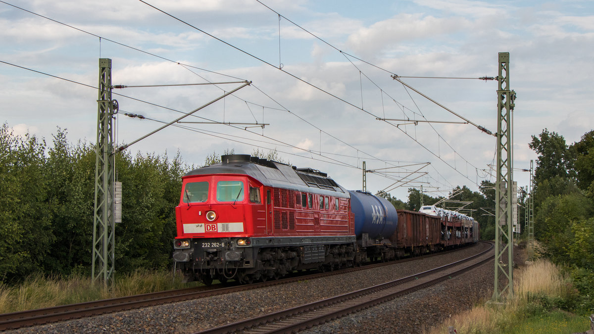 232 262-6 in Syrau am 25. Juni 2018. 