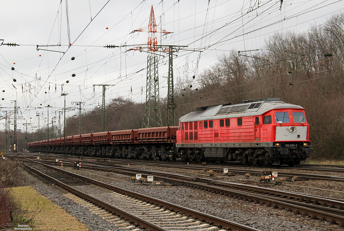 232 283 WFL in Gremberg am 26.01.2019