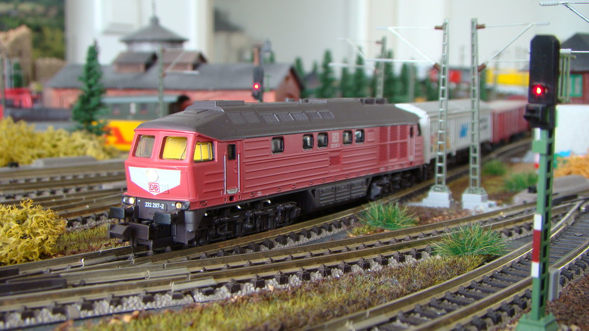 232 297 DB AG von BRAWA Sound. auf meiner Anlage 13.06.2016, Epoche V