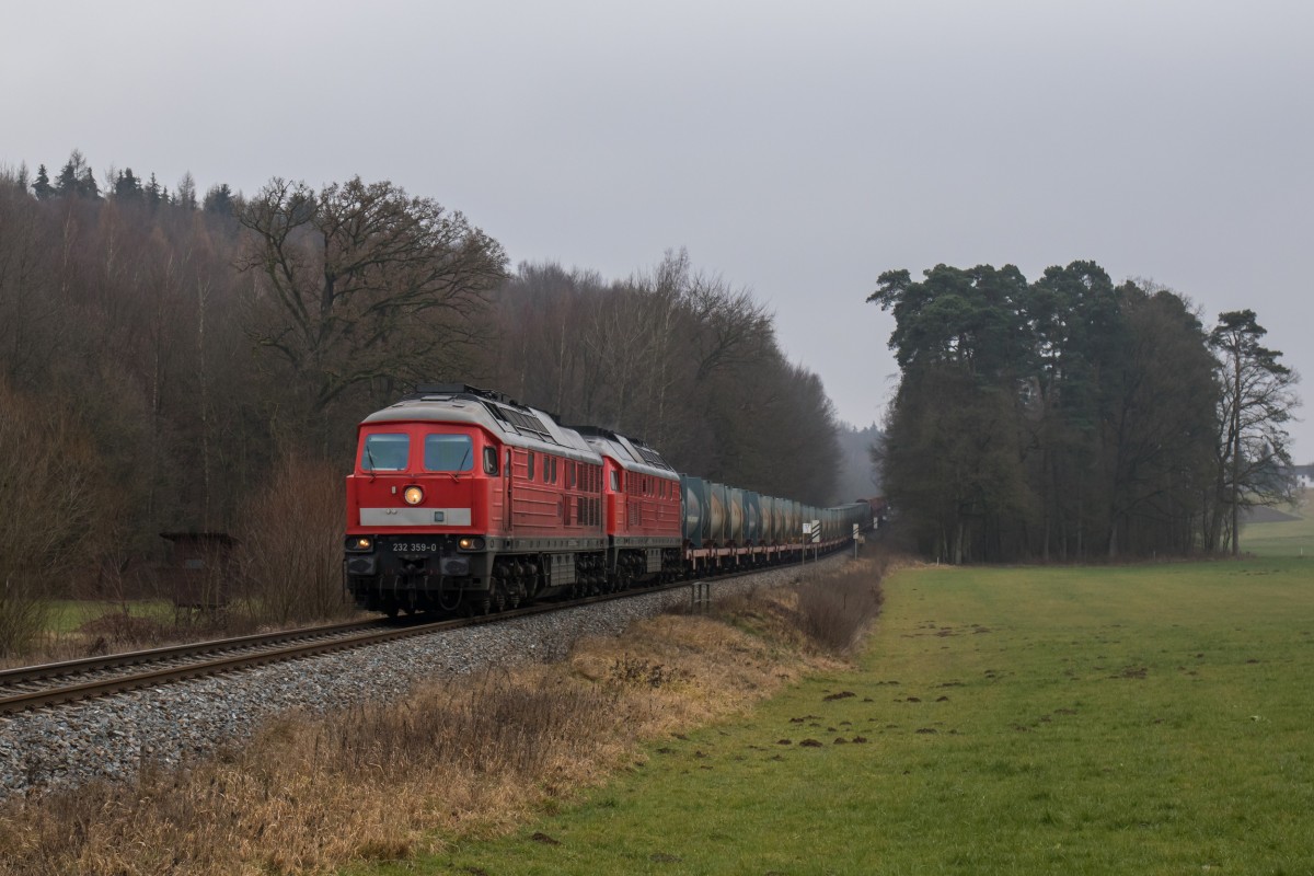 232 359 + 232 618 mit dem 56512 am 30. Dezember 2015 bei Kastl.