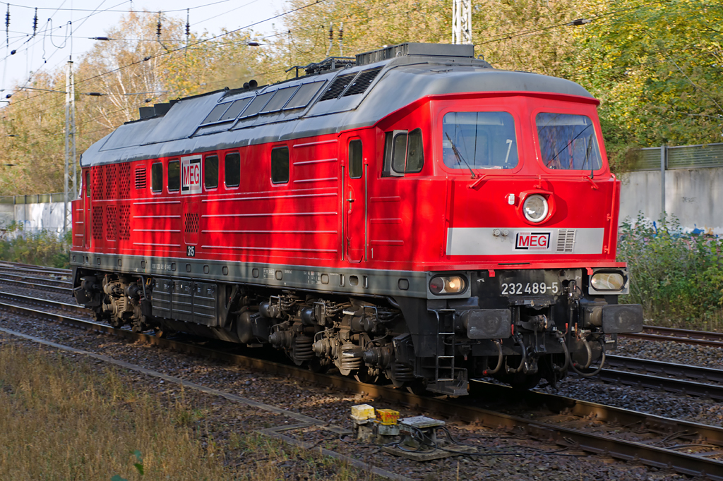 232 489-5 ( 92 80 1232 489-5 D-MEG ) / 17.10.2017 / Hohen Neuendorf West ( OHV ) /
