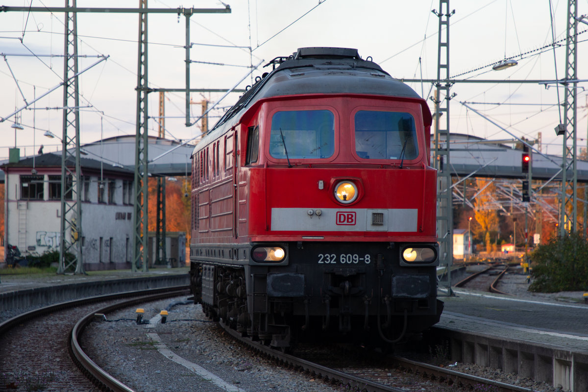 232 609-8 in Lindau Hbf. 30.10.20