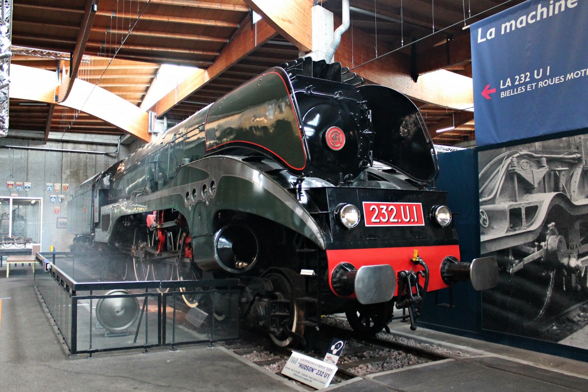 232.U.1  Hudson  der SNCF am 20.08.2014 im Museum Cité du Train in Mulhouse.