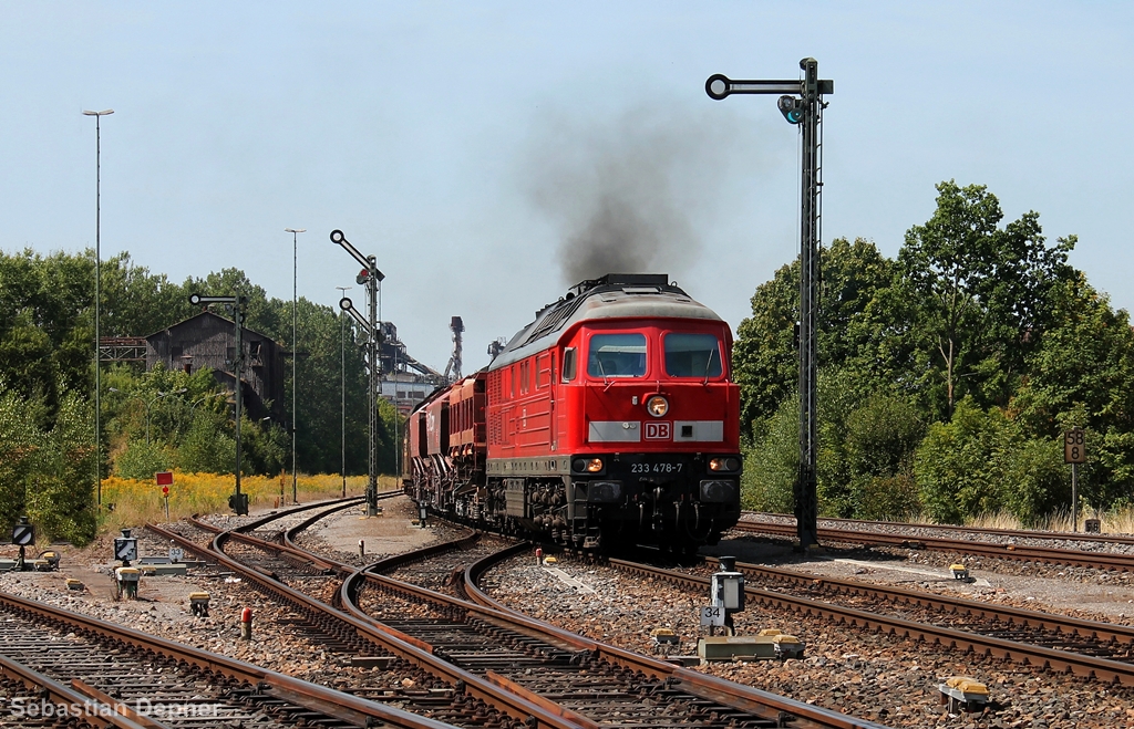 233 478 in den Pfingstferien 2012 mit dem 56900 in Rosenberg