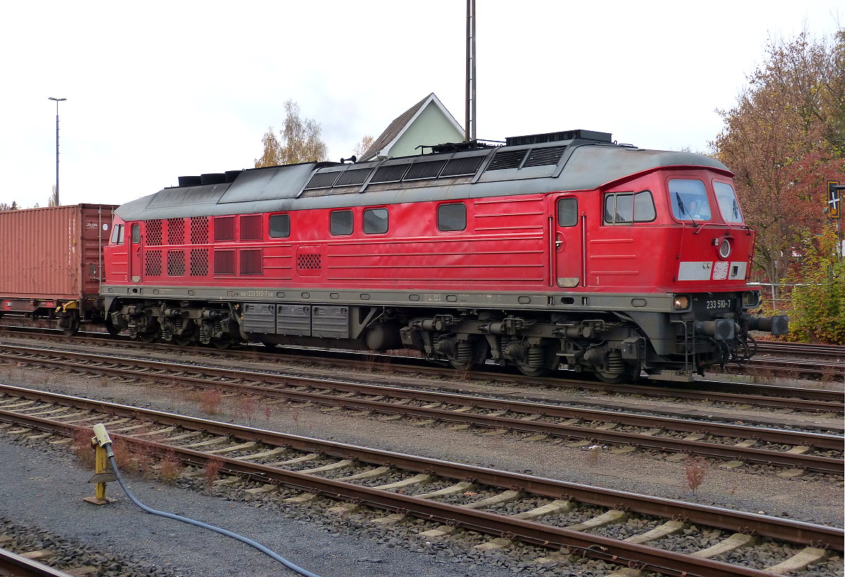 233 510-7 Bahnhof Weiden / Oberpfalz 27.10.2018