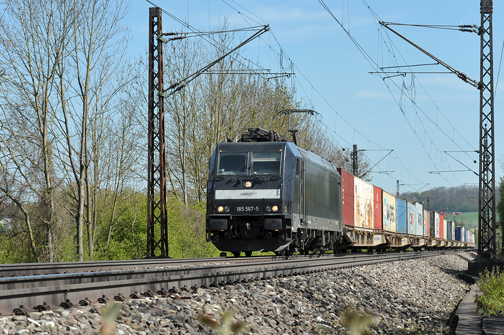 24.04.2017 Streckenabschnitt Uhingen 185 567-5