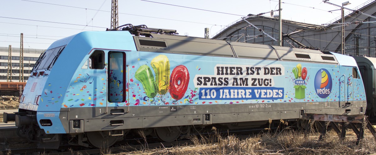 24.2.14 / 101 102-2 110 Jahre VEDES in Leipzig HBF