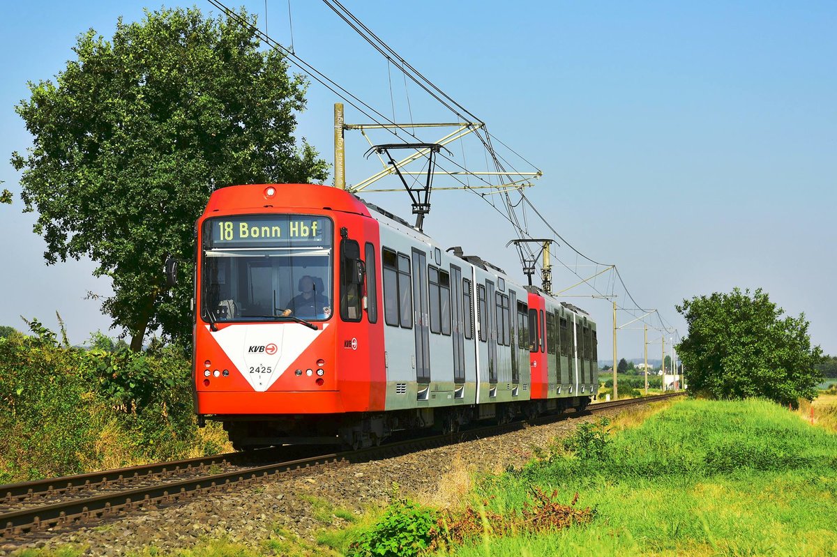 2425 & 2416 auf der Vorgebirgsbahn in Merten am 15.09.2016.