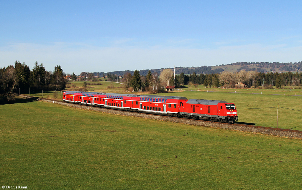 245 006 am 05.12.2015 bei Füssen.