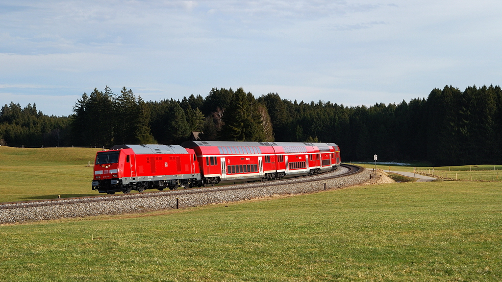 245 006 mit Probefahrt bei Riedles (09.01.2014)