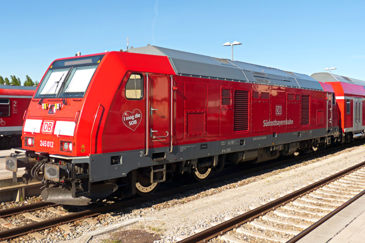 245 012 Bahnhof Mühldorf 17.05.2017