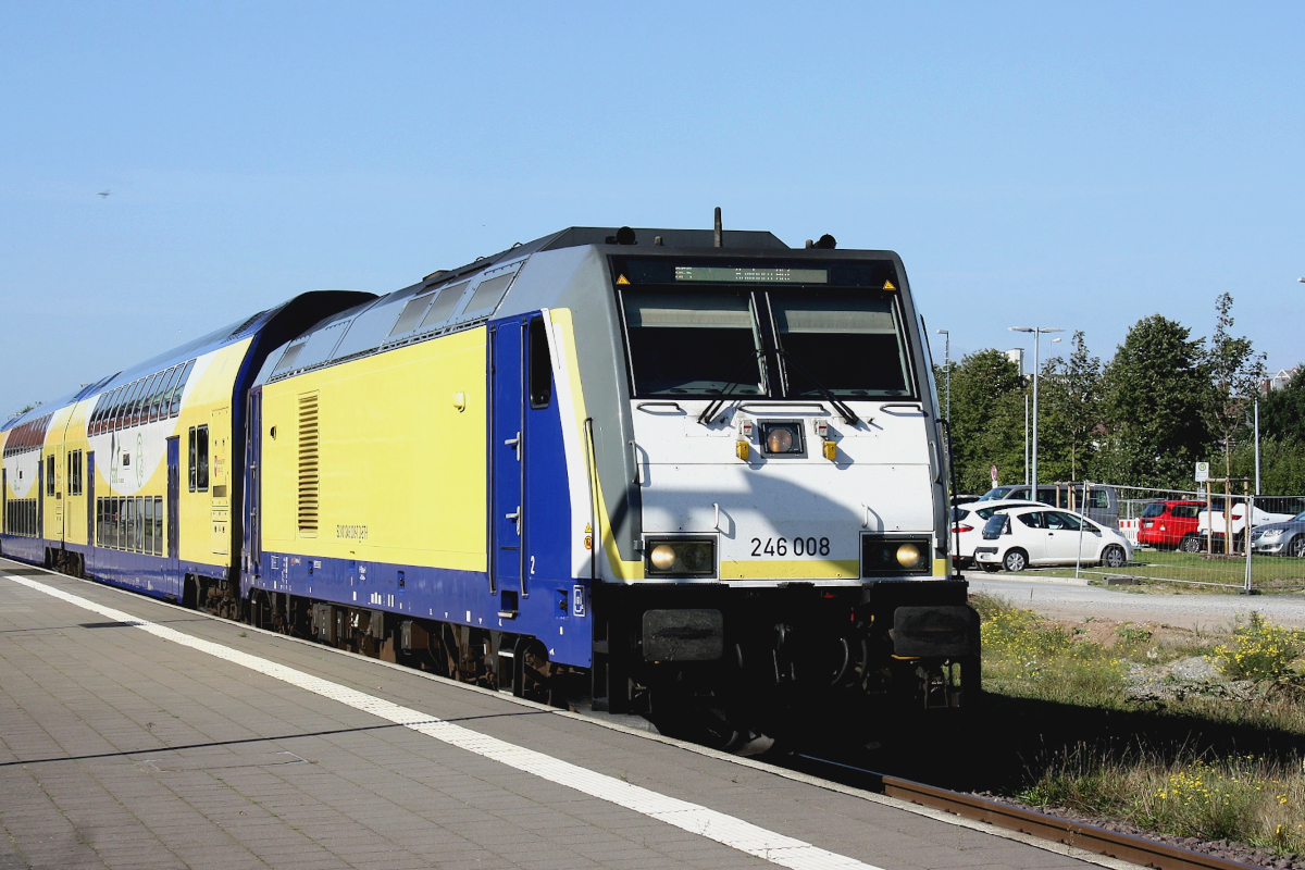 246 008 START Unterelbe GmbH / Regionalverkehre START GmbH am 22.09.2021 in Cuxhaven.